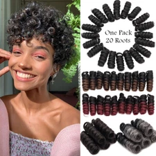 Wavy Jamaican Bounce Crochet Hair Extensions Braiding Short Toni Curl Hairpeices