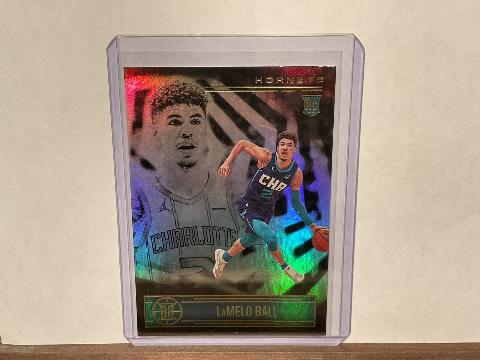 2020-21 PANINI ILLUSIONS #151 LAMELO BALL RC ROOKIE CHARLOTTE HORNETS
