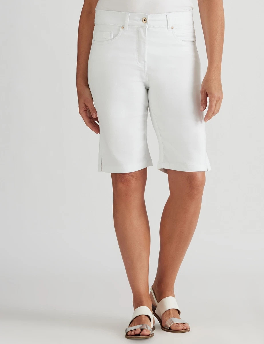 High waist knee length shorts 2025