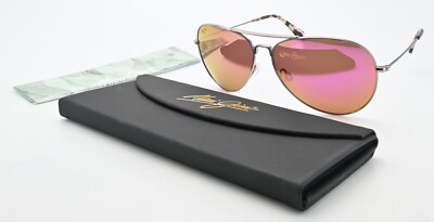 MAUI JIM Sonnenbrille Mavericks MJ264-16R 61/14 137 MP-PS Mirror Polarized Titan