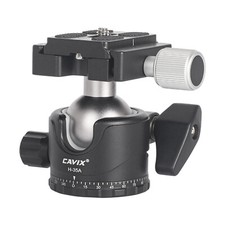 36mm Low Profile Camera Tripod Ball Head Panorama with Arca 1/4 QR Plate