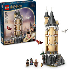 LEGO Hogwarts Castle Owlery Playset with 3 Ch...