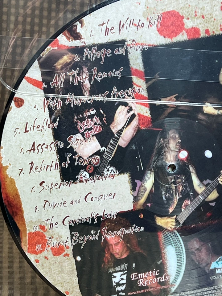 Malevolent Creation The Will To Kill Picture Disc 12' Vinyl LP Death Metal - Image 4 of 4