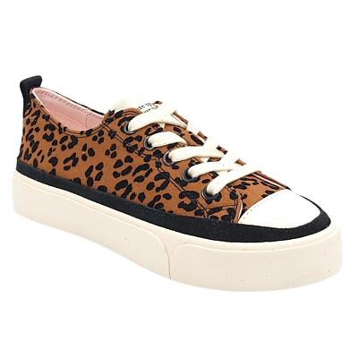 Kate Spade New York Women Kaia Platform Sneakers Size US 5B Leopard Suede