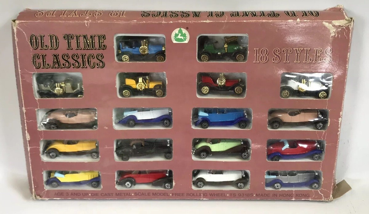 Vintage Old Time Classics Set 18 Antique Model Diecast Cars