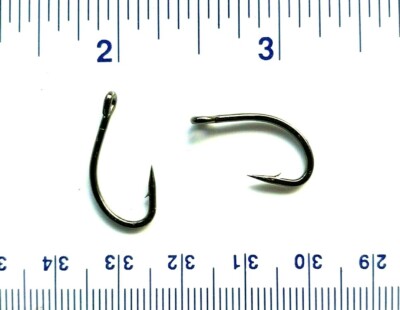 buy fishing hooks 100 GT 2X Black Nickel Flyliner Live Bait Fish Fishing Hooks size 4 - 100  hooks