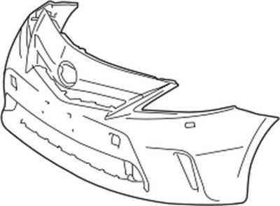 52119-47924 Toyota Cover, front bumper 5211947924, New Genuine OEM 