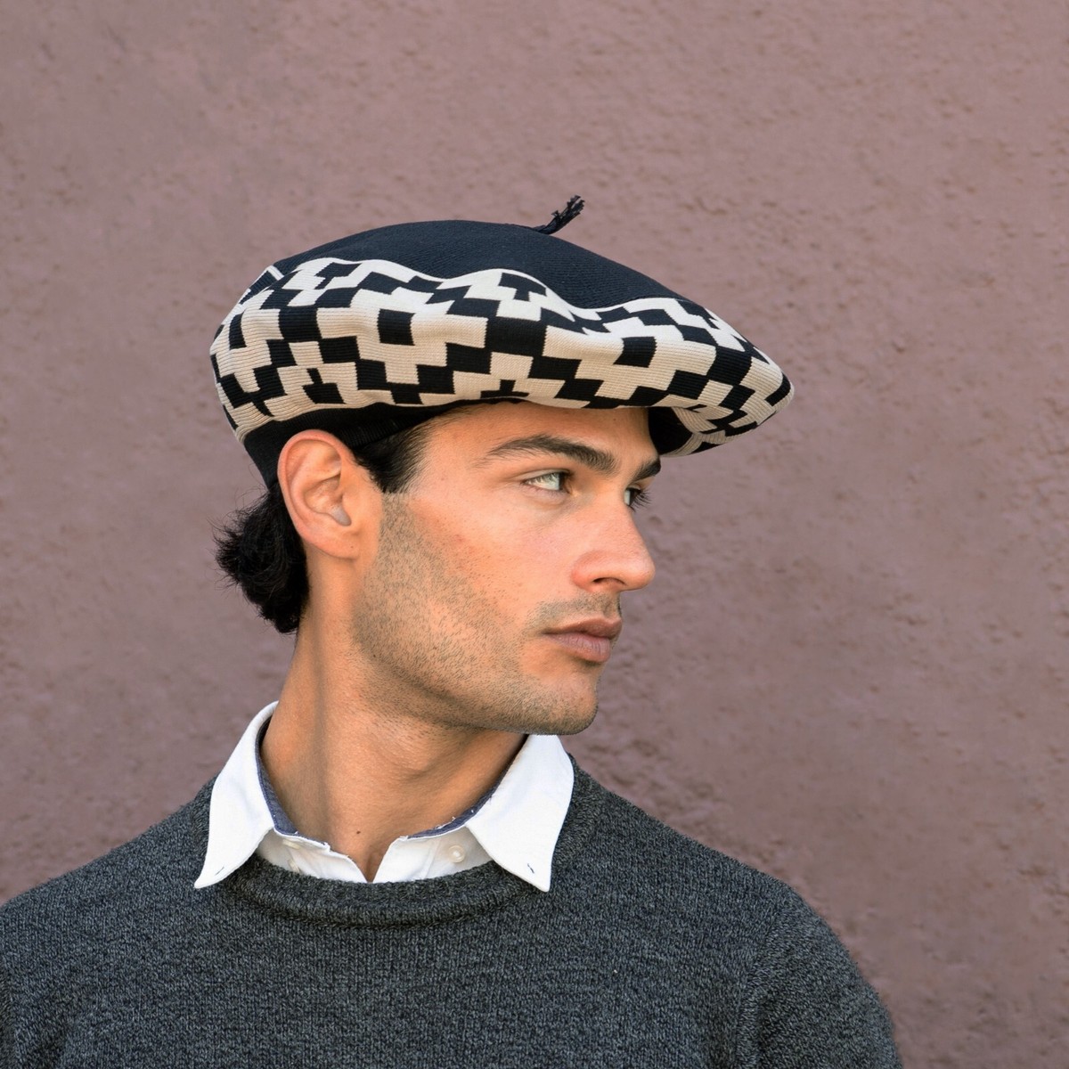 3545 Unisex Beret Gaucho Hat Traditional From Argentina Unisex Beret, Gaucho Hat, Traditional Hat From Argentina - Etsy main image 2