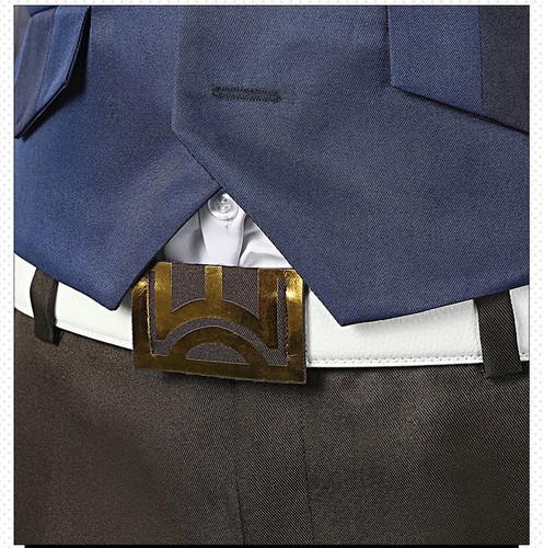 VALORANT Chamber Cosplay Costume Vest Pants Necktie Gloves Chamber Full Set - Picture 7 of 11