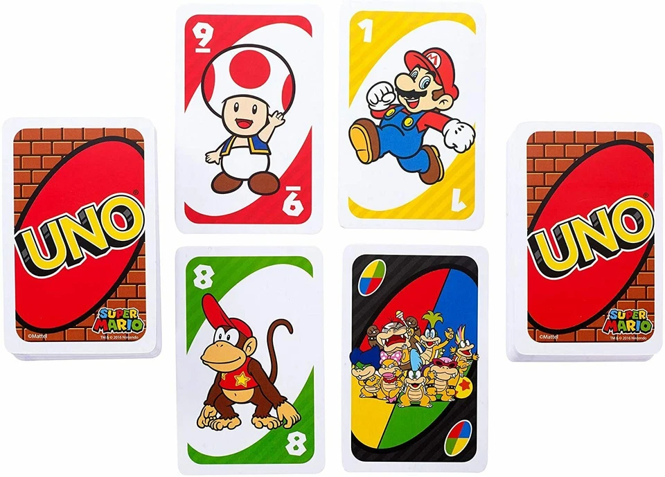 MATTEL UNO: Super Mario - Card Game DRD00 - Image 2 of 4