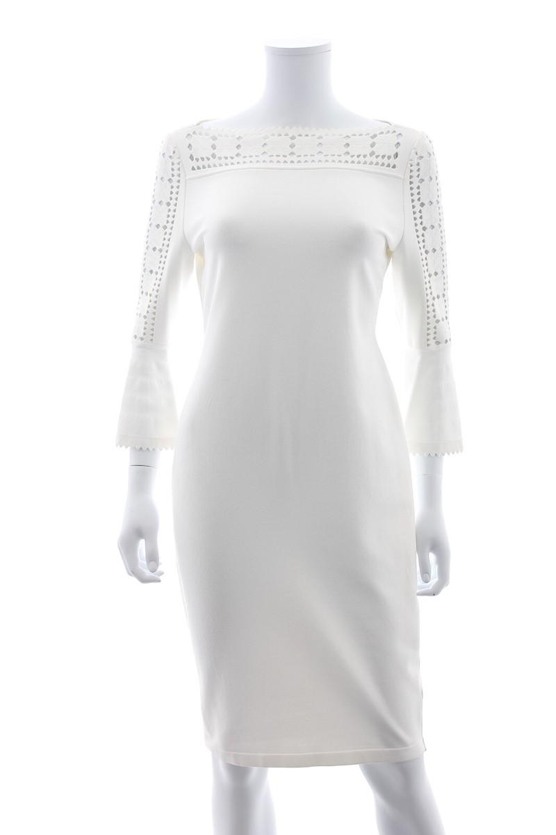 fendi cut out dress Fendi Cut-out Draped Wool Dress