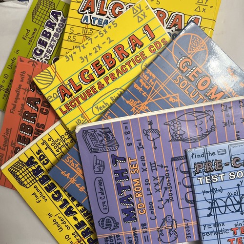Teaching Textbooks Replacement Cd pre algebra Algebra 1 2 Geometry Teaching textbooks replacement cd pre algebra algebra 1 2 geometry