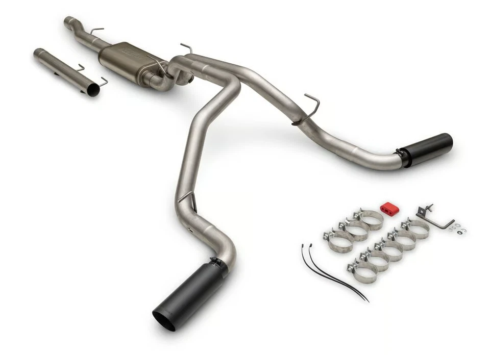 Flowmaster Flow FX Cat-Back Exhaust w/ 4" Black Tips For 2014-2024 RAM 2500 6.4L Foto 2 de 4