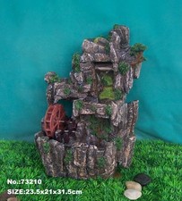 Feng Shui Water Fountain with Hammers and Wheel