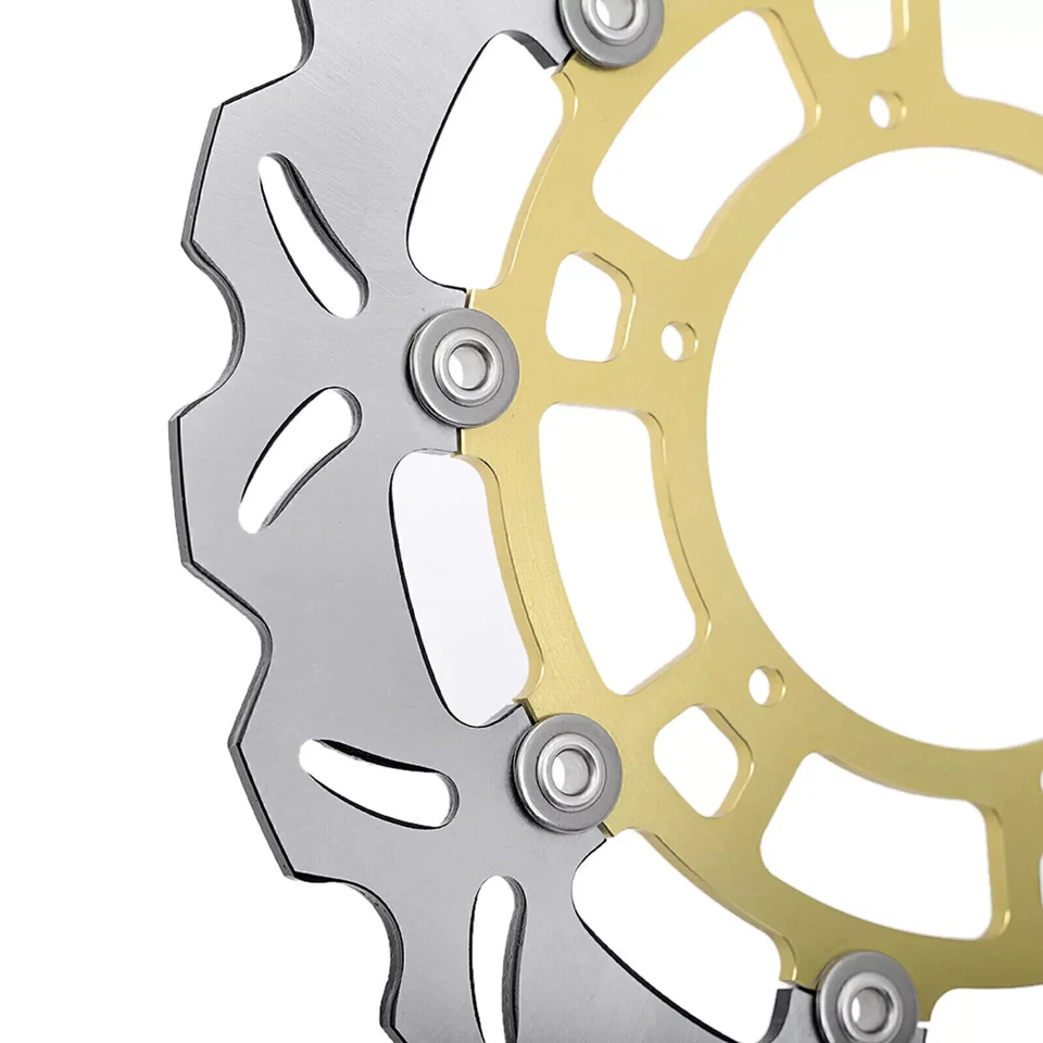 BMW Front Rear Brake Rotors Discs F650GS ABS 01-07 G650GS 09-21 F650CS GS ST - Image 3 of 4