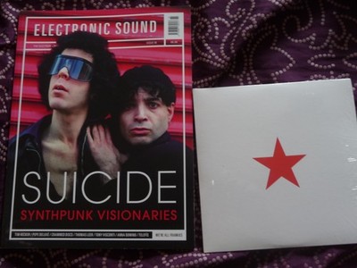 Electronic sound magazine #85 + Suicide 7'' Ghost Rider Red Vinyl STILL SEALED