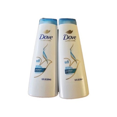 2x Dove Ultra Care Oxygen Moisture Shampoo For Fine Hair 12 oz
