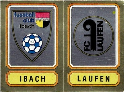 1983 Panini Football Action Figure # 304 IBACH / LAUFEN