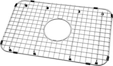 Serene Valley Sink Bottom Grid 22" x 13" Centered Drain Corner Radius 2"