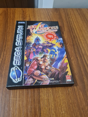 Night Warriors Darkstalker's Revenge Sega Saturn UK Pal nur Hülle/Handbuch