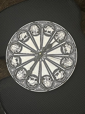 RARE 10'' Vintage Numismatic Buffalo Nickel Look Coin Wall Clock Aluminum