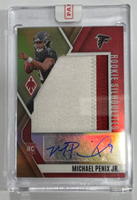 2024 Panini Phoenix MICHAEL PENIX JR. Bronze Rookie Silhouettes Auto Relic /33