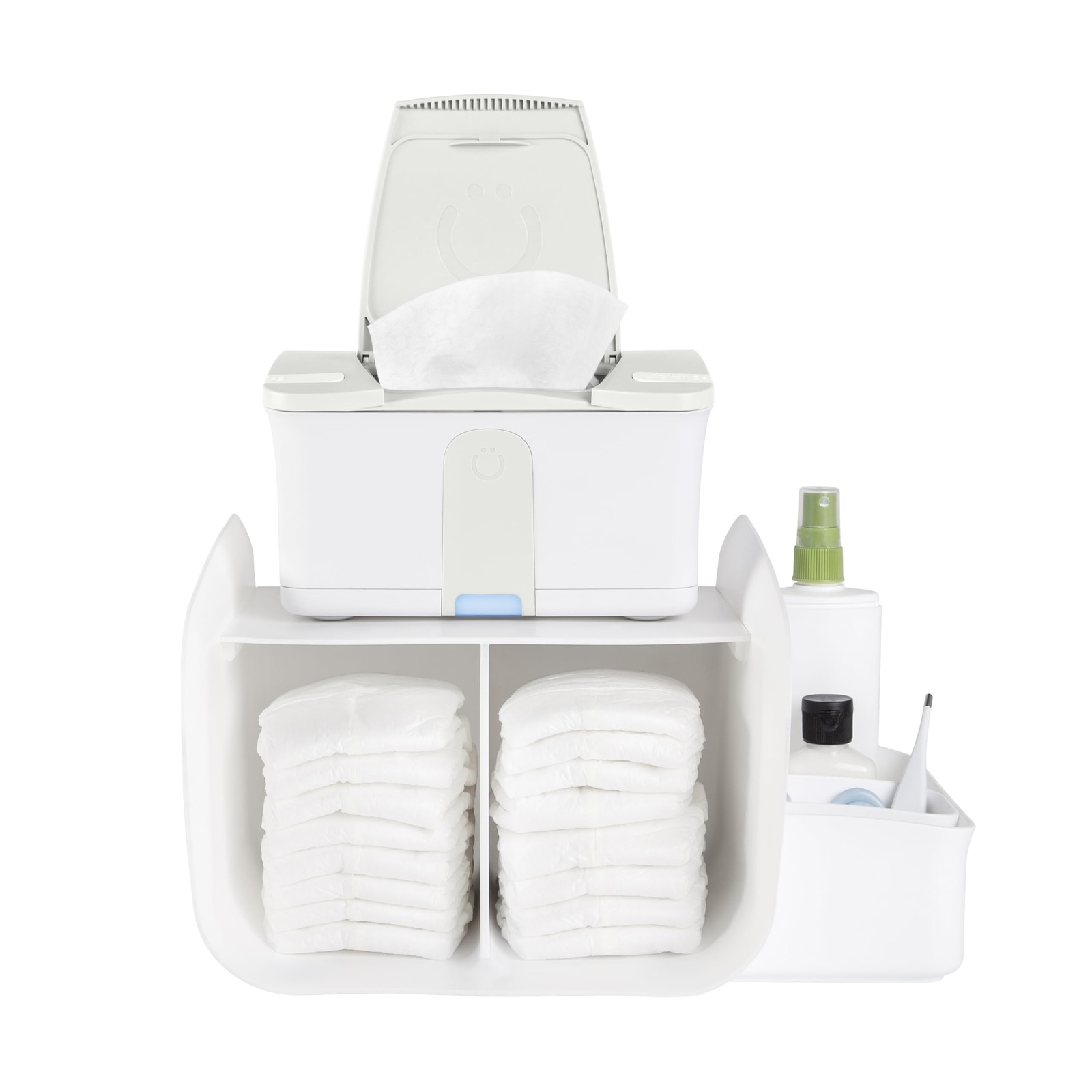 Rangement couches bébé sac organisateur nomade pour table à langer et sorties en voiture beige