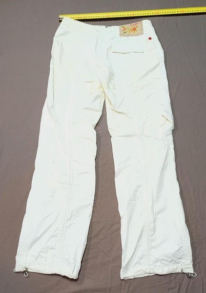 Women Pepe Jeans Trousers White Cotton 34 / XS /