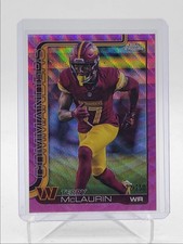 TERRY MCLAURIN 2025 TOPPS CHROME PINK WAVE REFRACTOR COMMANDERS /250 Q5849