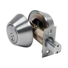 Home Plus LA2138 Apex Double Cylinder Deadbolt - Satin Chrome
