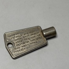 Vintage GE FREEZER KEY National Lock Deep Freeze Rockford Il