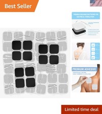 TENS Unit Pads 2"X2" 48 Pcs Replacement Pads Electrode Patches for Electrothe...