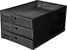 Paper Sorter 3 Tier Drawers A4 / Multifunctional Desk Organiser/Letter Tray - Do