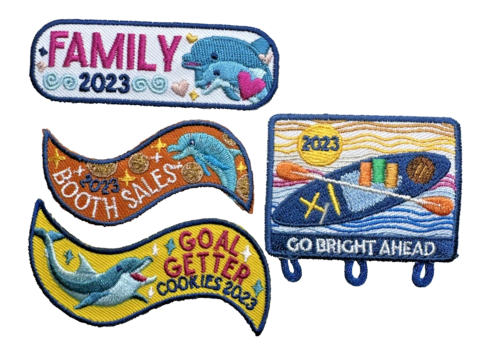 Girl Scout Patches: GS Cookie Sales  2020  - LBB - Set Of 4