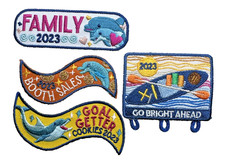 Girl Scout Patches: GS Cookie Sales 2023 - Set Of 4