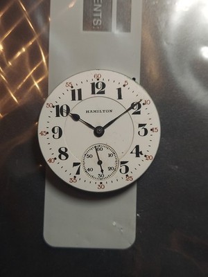 Hamilton P. W.Movement Cal 992 Double Rroller 21 Jewels 5 Position Mens Manual 