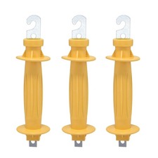 3 Pcs Eelectric Fence Spring Gate Handle for Electric Fence Electric Fence He...