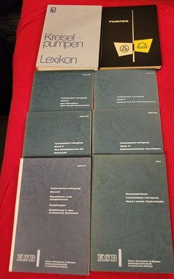 Komvolut KSB Pumpen Handbücher. 8 Stück