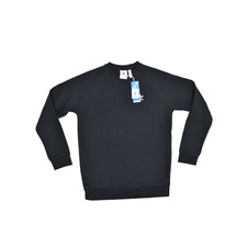 NUEVO Suéter Adidas Para Hombre Talla S Essential Crew Manga Larga Negro Algodón