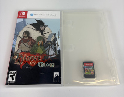 The Banner Saga Trilogy & MineCraft Nintendo Switch Games Open Box