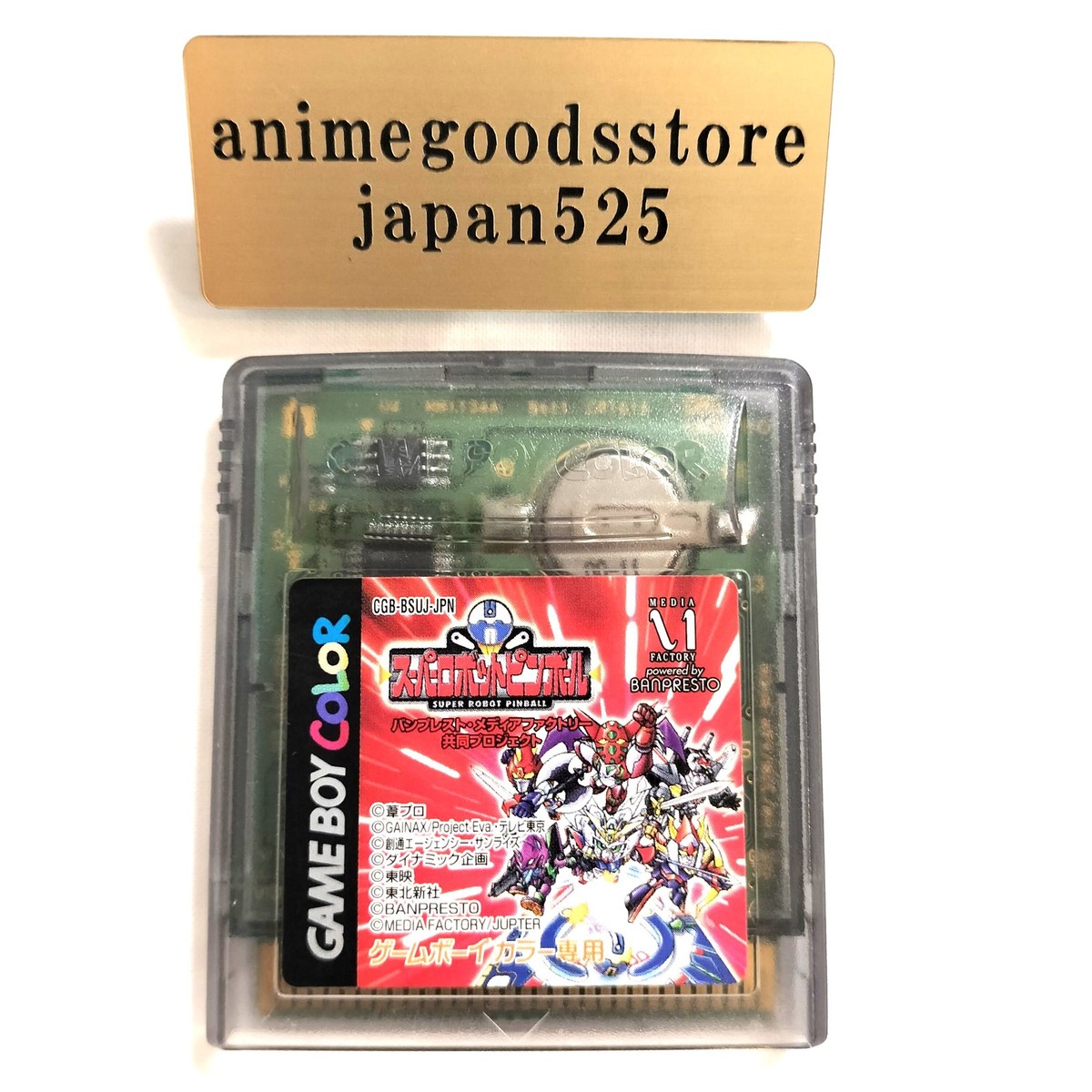 Super Robot Pinball (Nintendo Game Boy Color, 2001) for sale