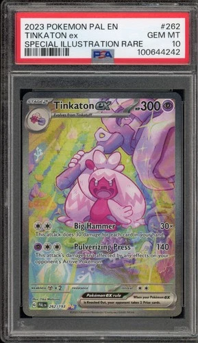 Pokemon Tinkaton ex Paldea Evolved Special Illustration Rare #262 PSA 10