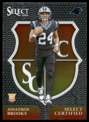 2024 Select Select Certified Rookies #17 Jonathon Brooks - FB