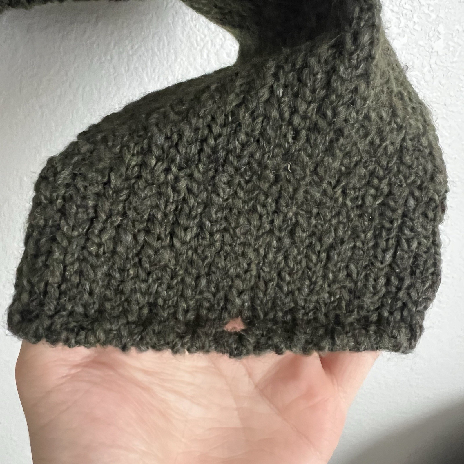 Peruvian Connection Wool Collared Knitted Cardiga… - image 4