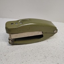 Vintage Swingline Plier 99 Hand Held Plier Stapler Olive Green Made in USA