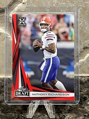 2023 Leaf Draft - V2 Red #B2-5 Anthony Richardson (RC)