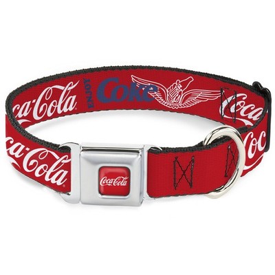 The Coca-Cola Company Pet Collar, Dog Collar Metal Seatbelt Buckle, Coca Cola En