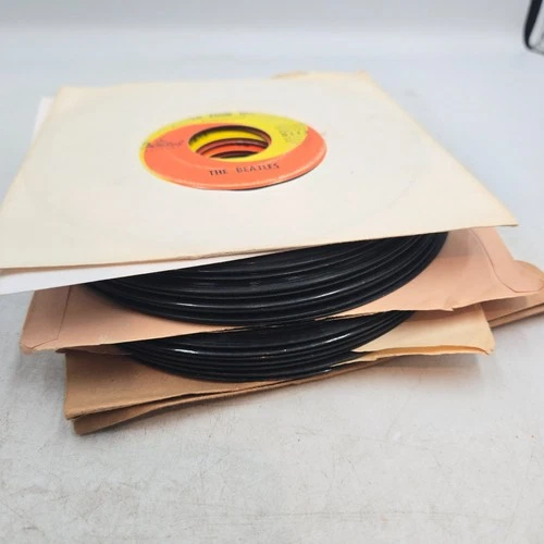Beatles Lot of 20 Vintage 45 RPM Records