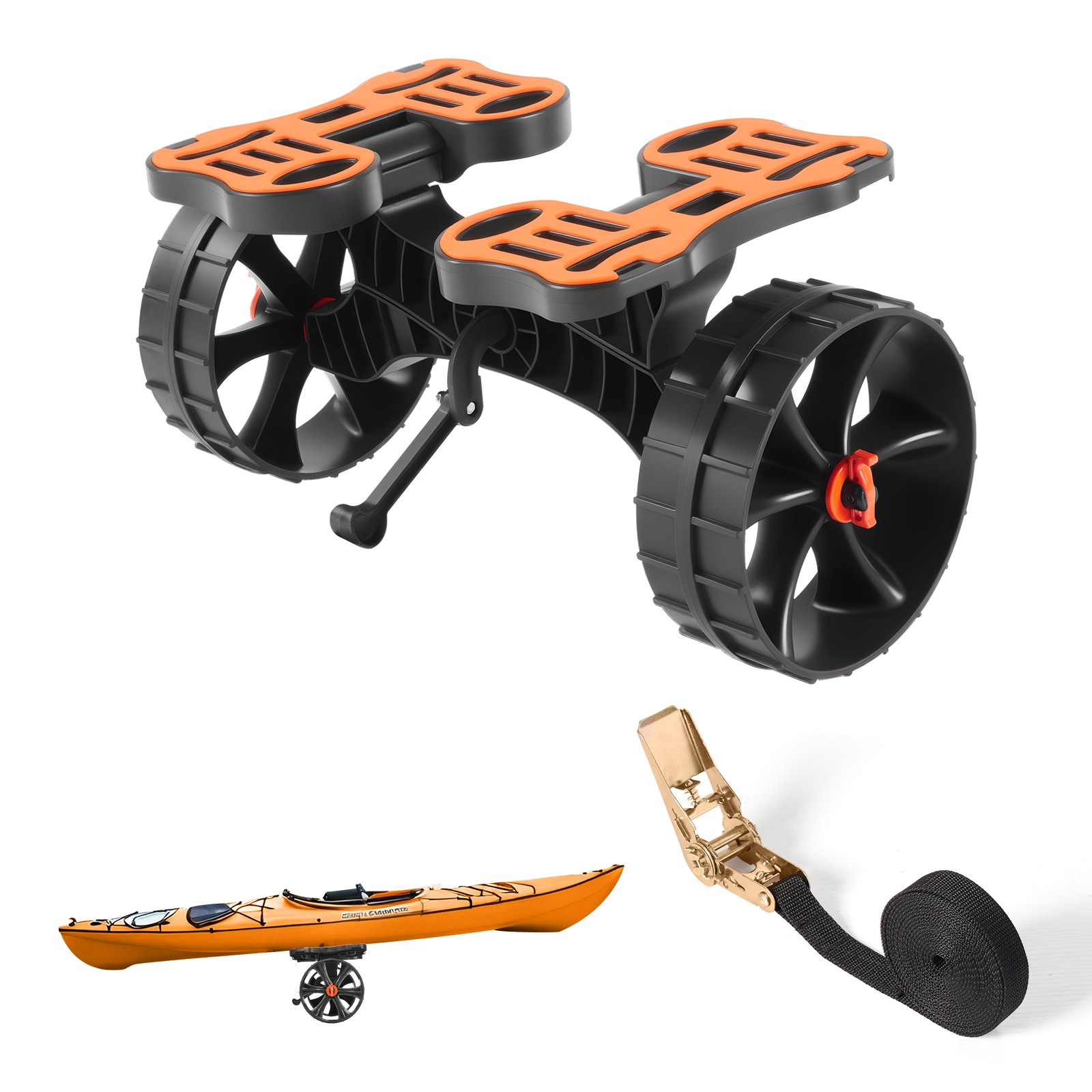 Cart 10inch Solidrubber Tires Multilayer 1ratchetstrap