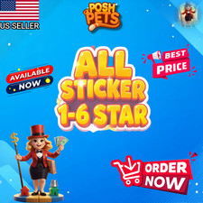 🔥MOGO_POLY STICKERS GO 1⭐️-6⭐️ ( NEW ALBUM ) 🔥